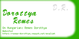 dorottya remes business card